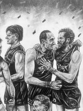 Load image into Gallery viewer, ‘Back to Back’ - Lions Premiership Drawing - Prints