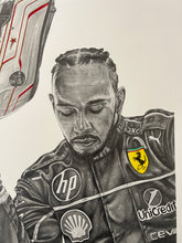 Load image into Gallery viewer, Lewis Hamilton Drawing - Prints
