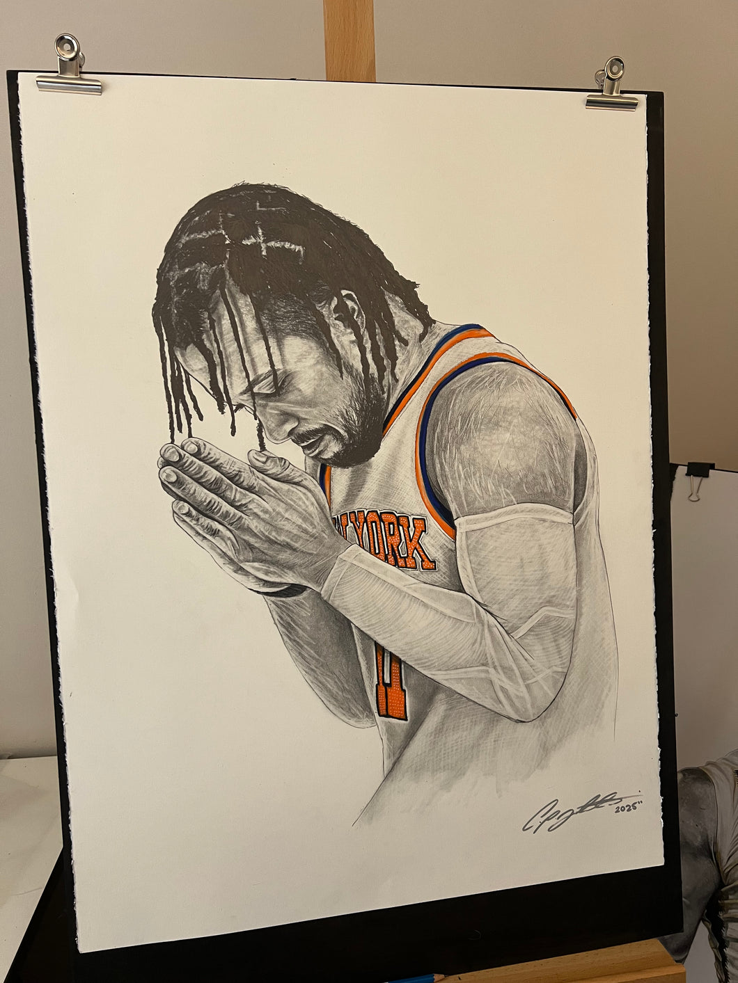 Jalen Brunson Drawing - Prints