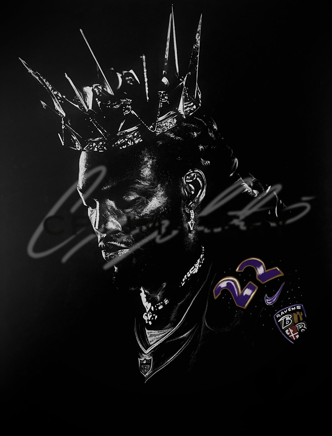 Derrick Henry Drawing - Prints