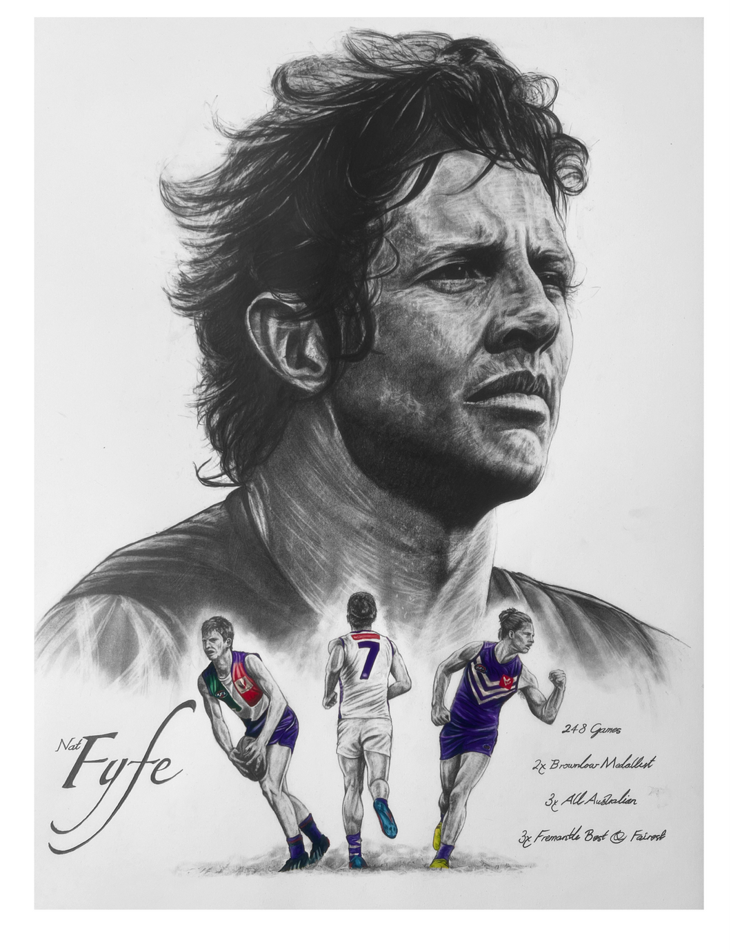 Nat Fyfe Drawing - Prints