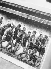 Load image into Gallery viewer, ‘Back to Back’ - Lions Premiership Drawing - Prints
