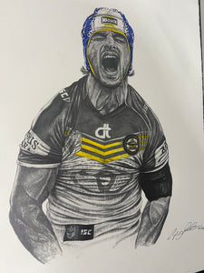 Johnathan Thurston Drawing - A1 Prints