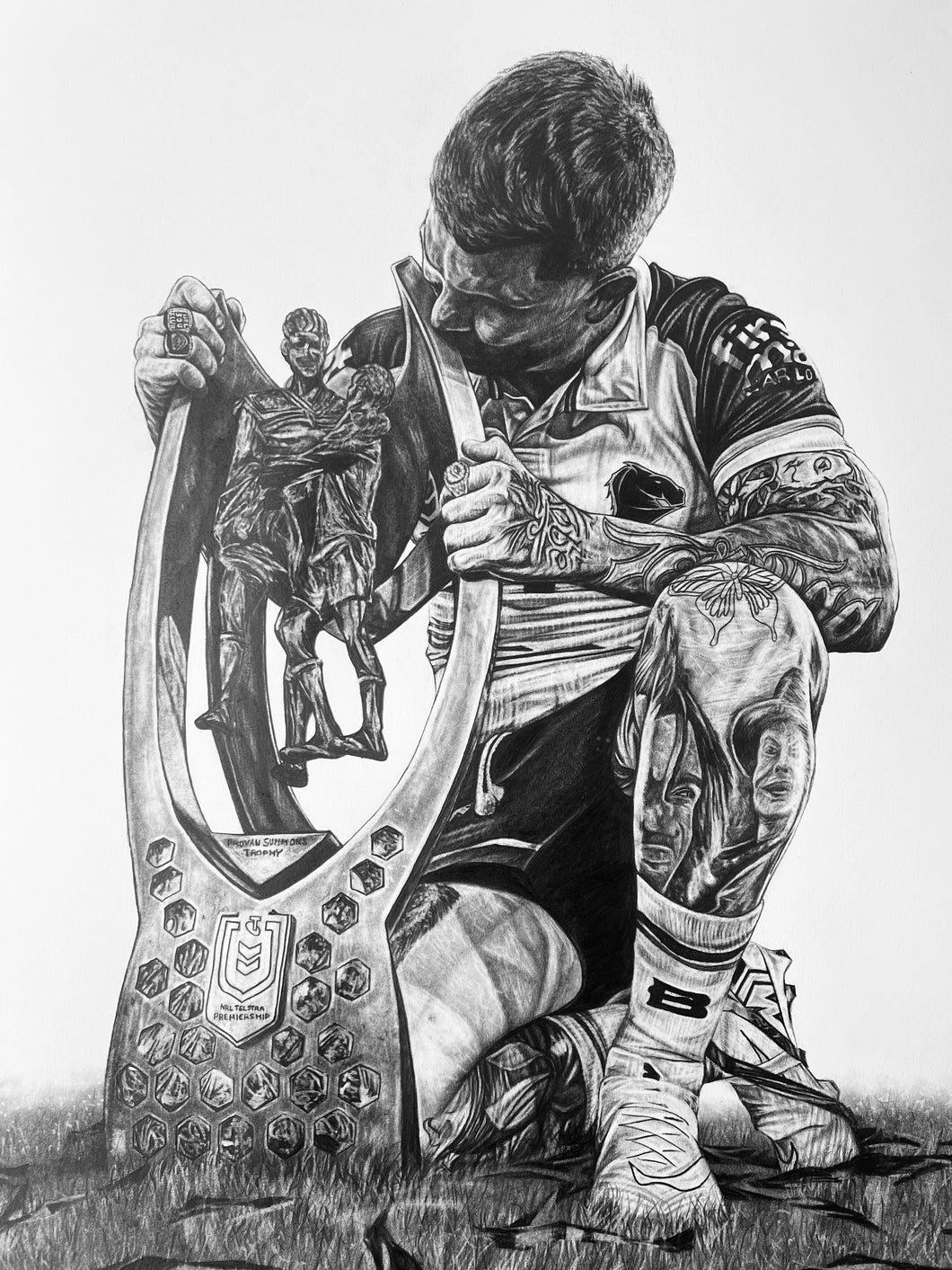 Adam Reynolds Premiership Drawing - Prints