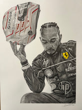 Load image into Gallery viewer, Lewis Hamilton Drawing - Prints
