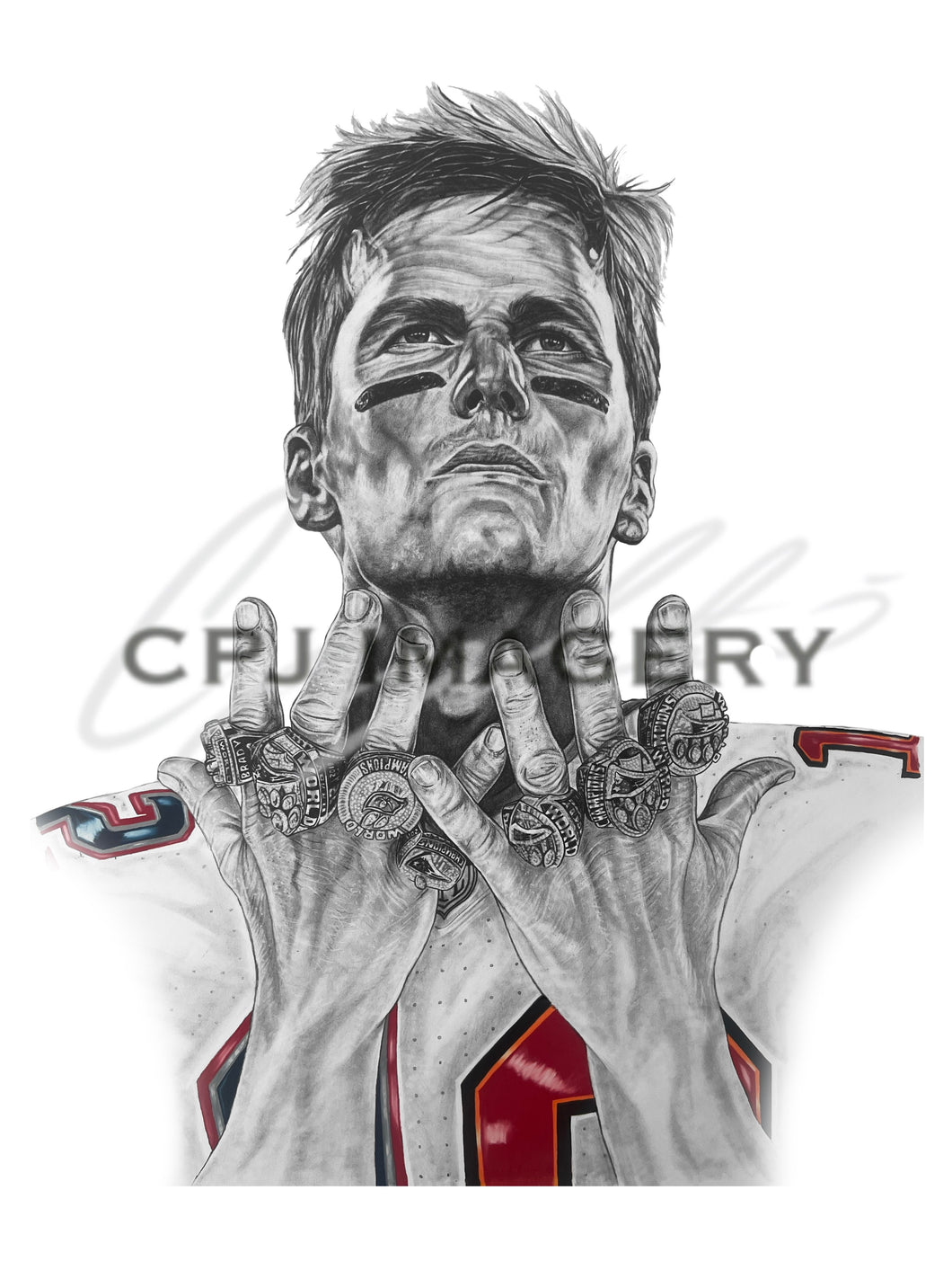 Tom Brady Drawing - Prints