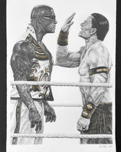 Load image into Gallery viewer, ‘Once in a Lifetime’ - John Cena &amp; The Rock Drawing - Prints
