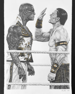 ‘Once in a Lifetime’ - John Cena & The Rock Drawing - Prints