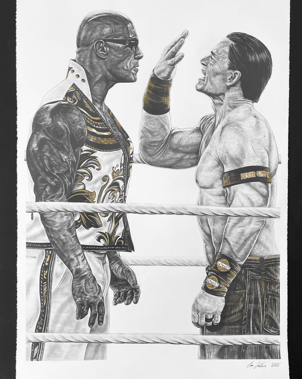‘Once in a Lifetime’ - John Cena & The Rock Drawing - Prints