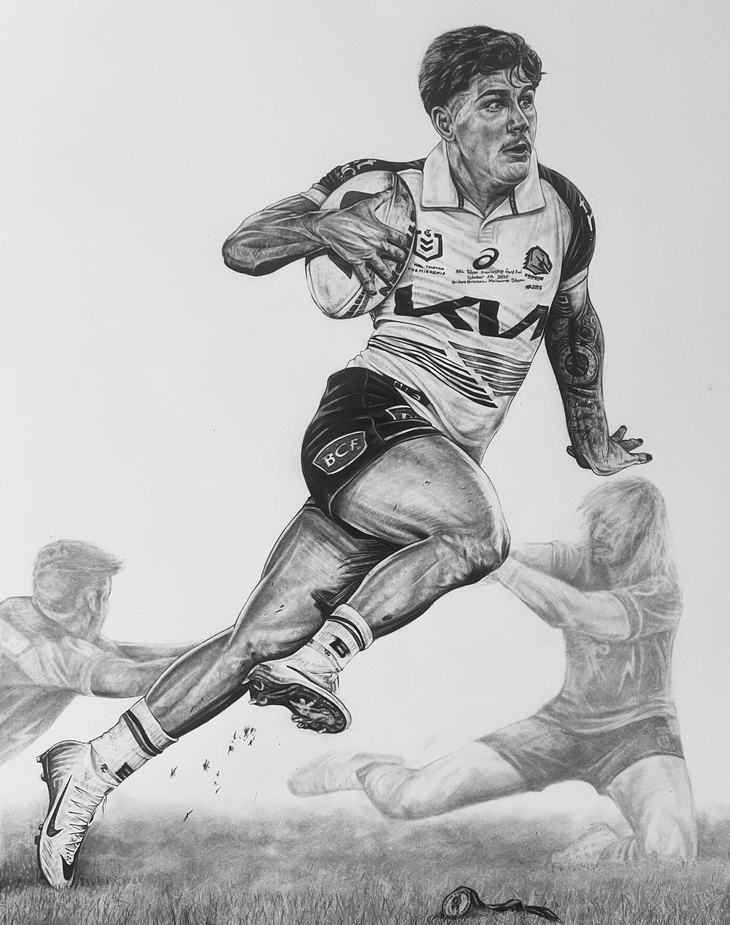 Reece Walsh Premiership Drawing - Prints