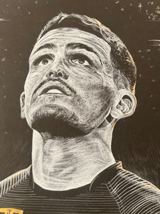 Nathan Cleary 4Peat Drawing - Prints
